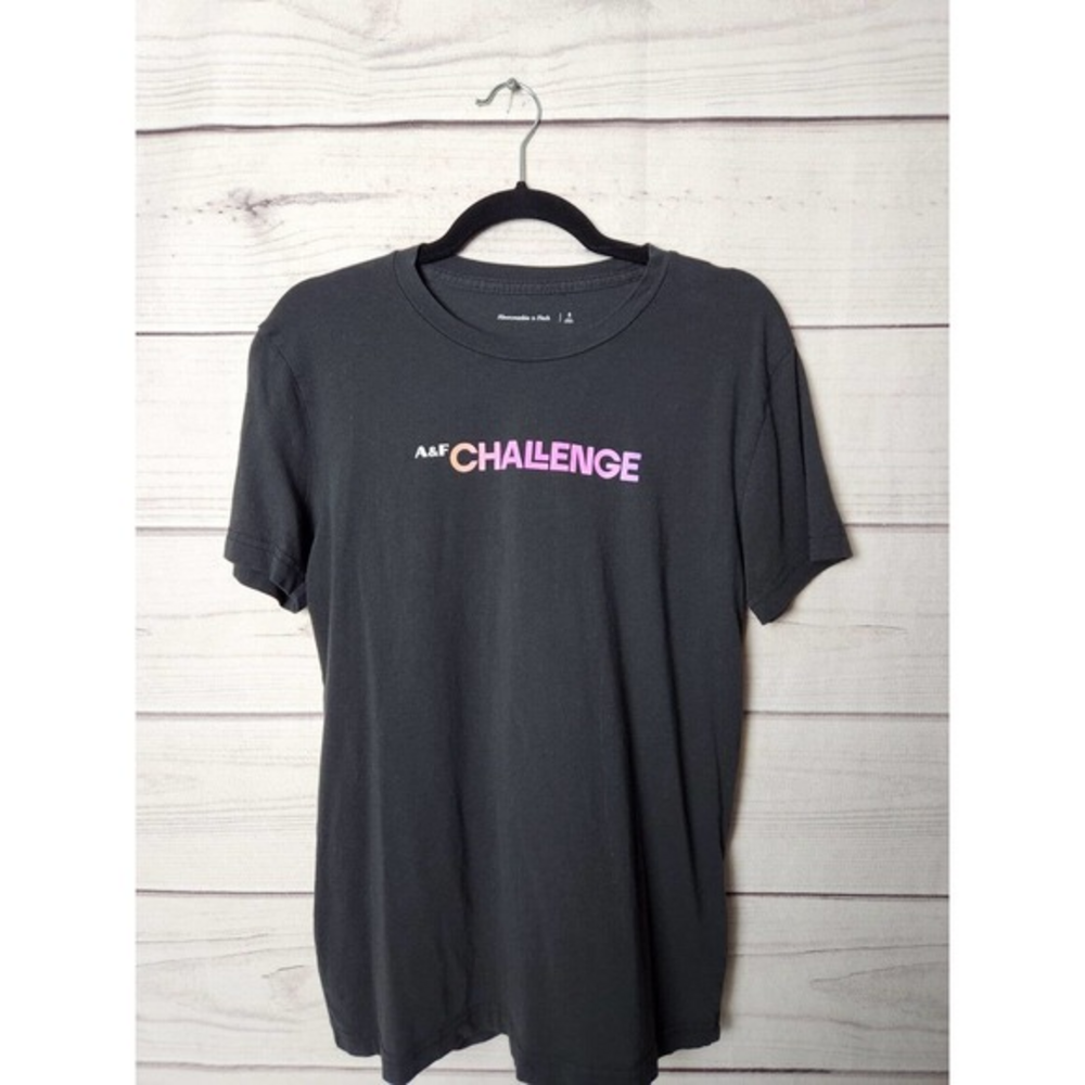 Abercrombie & Fitch Women's 100% Cotton Black‎ Short Sleeve T-Shirt Size S